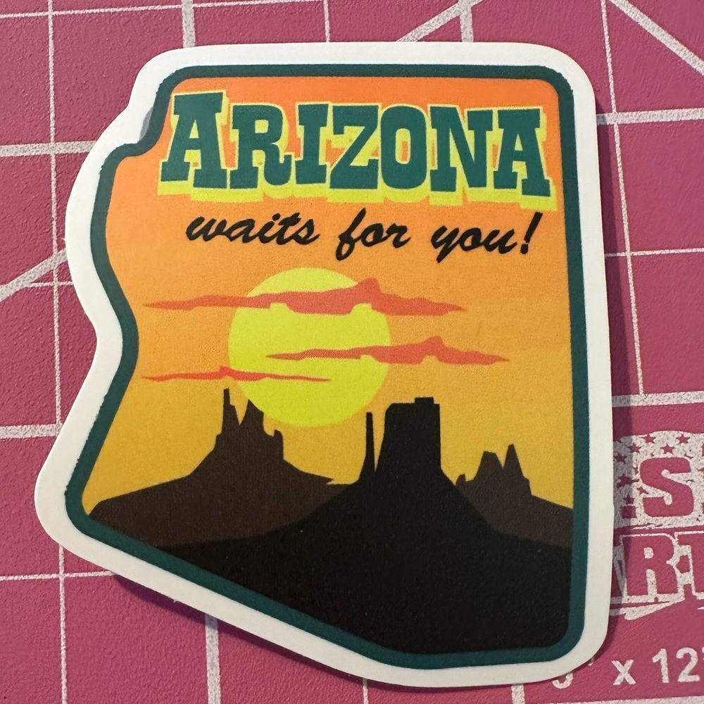💜13/$13 +Bundle Sticker Sale | Travel Arizona Waterproof Sticker